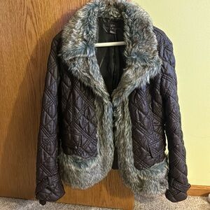 Women’s Faux Fun collared jacket